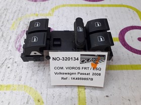 Comando de Vidros Frt / Esq  Volkswagen Passat   Cv de 2008 - Ref OEM : 1K4959857B